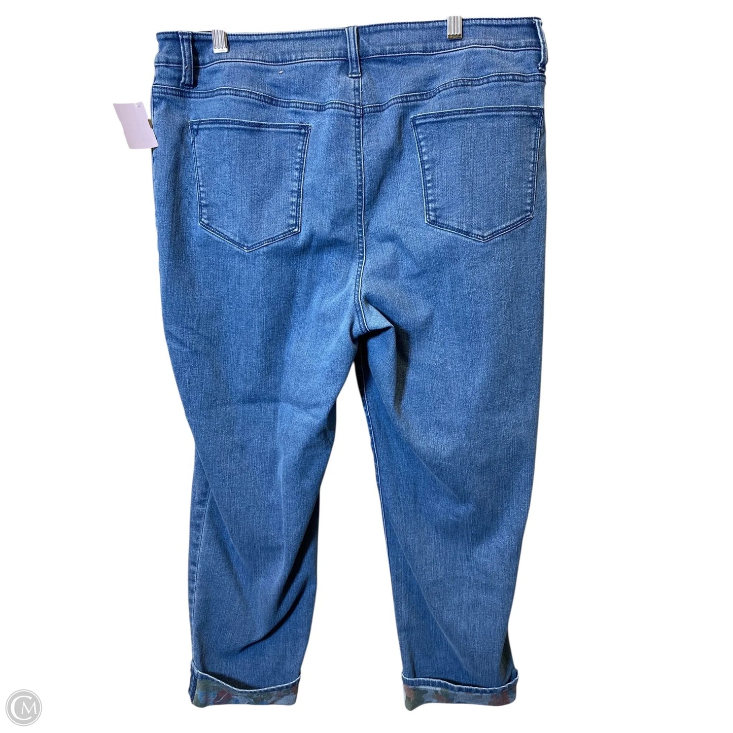 Jeans Cropped By Chicos In Blue, Size: 14