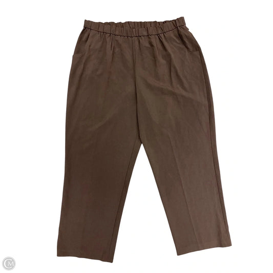 Pants Other By Clothes Mentor In Brown, Size: 22