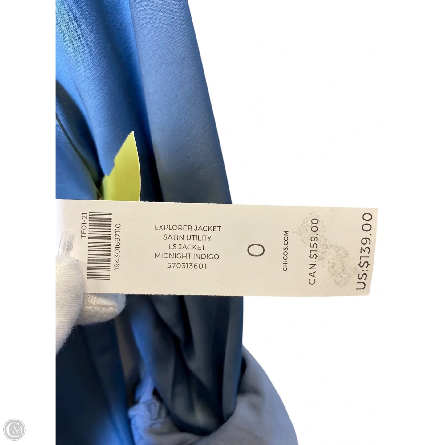 Jacket Other By Chicos In Blue, Size: S
