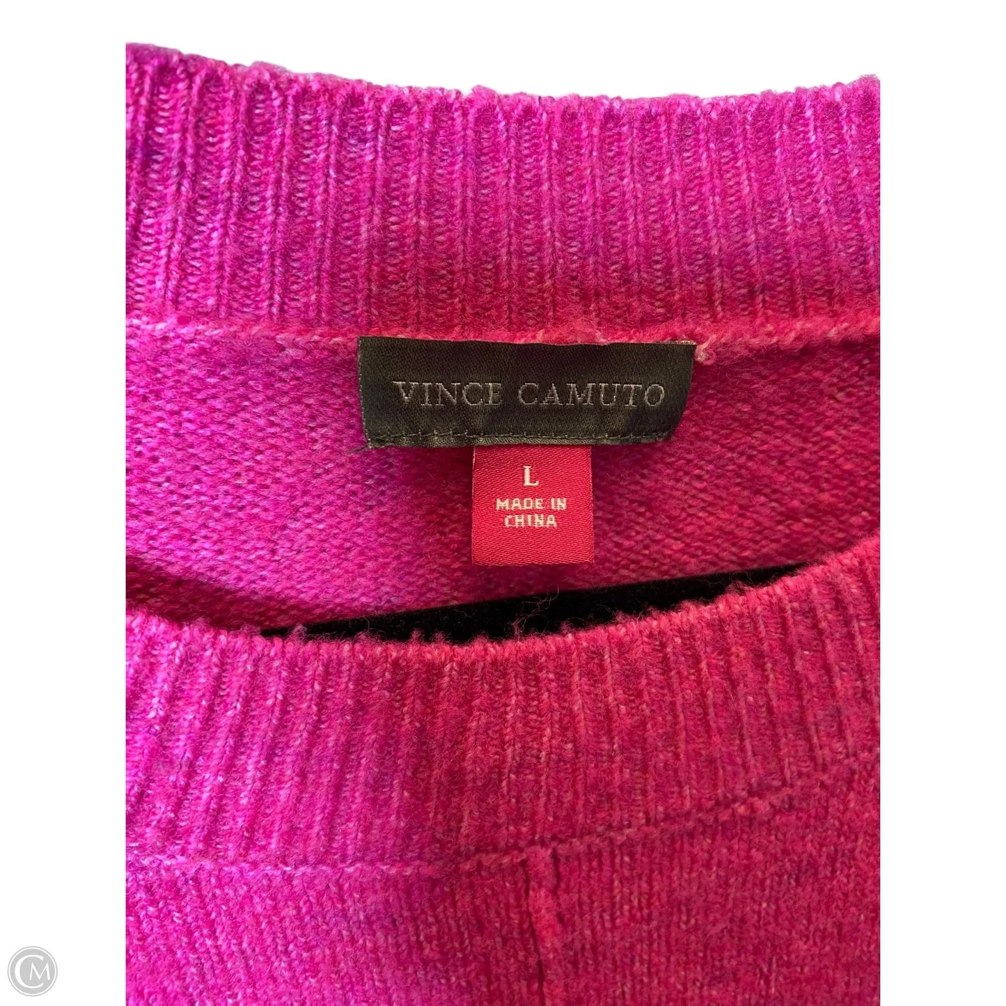 Sweater By Vince Camuto In Pink, Size: L