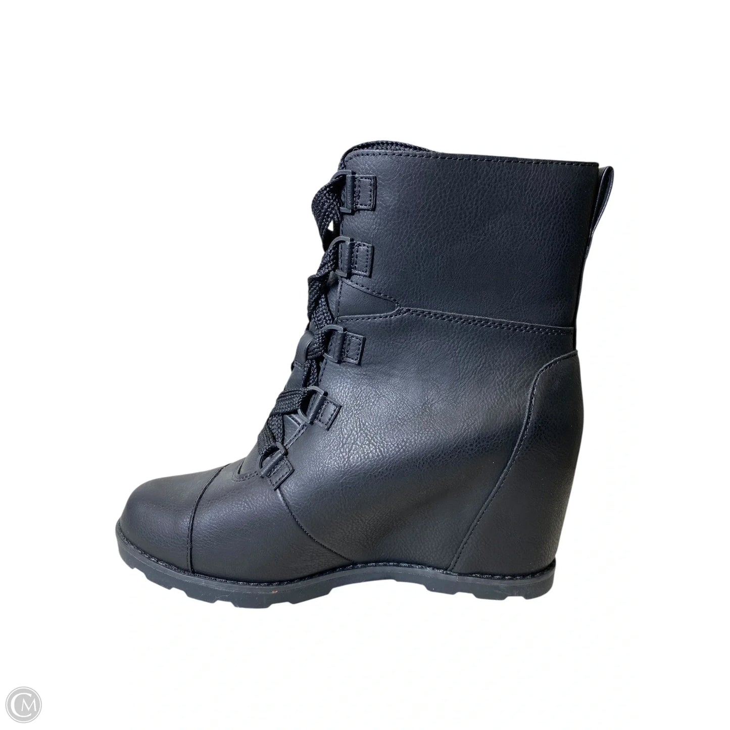 Boots Ankle Heels By Universal Thread In Black, Size: 9.5