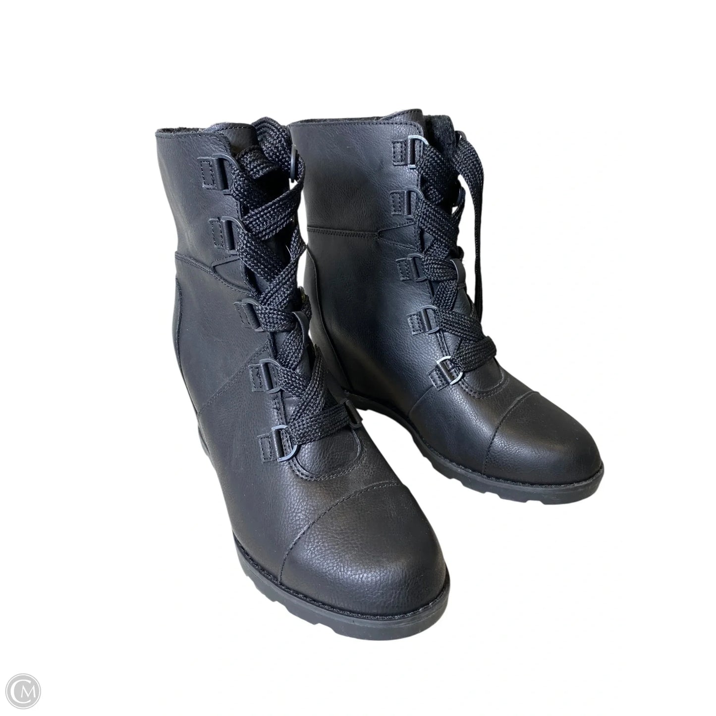 Boots Ankle Heels By Universal Thread In Black, Size: 9.5