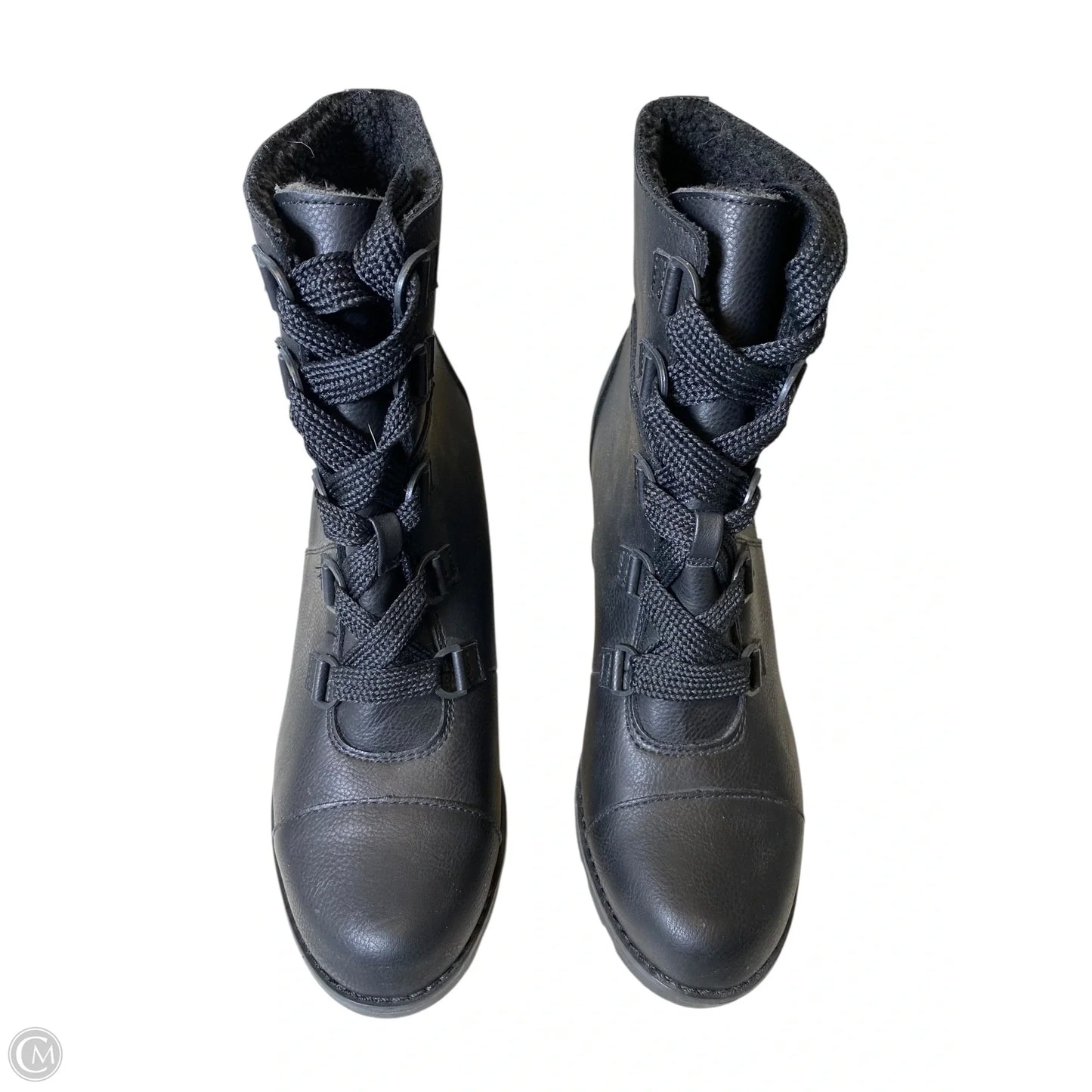 Boots Ankle Heels By Universal Thread In Black, Size: 9.5