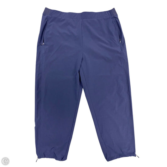 Athletic Pants By Chicos In Navy, Size: 14