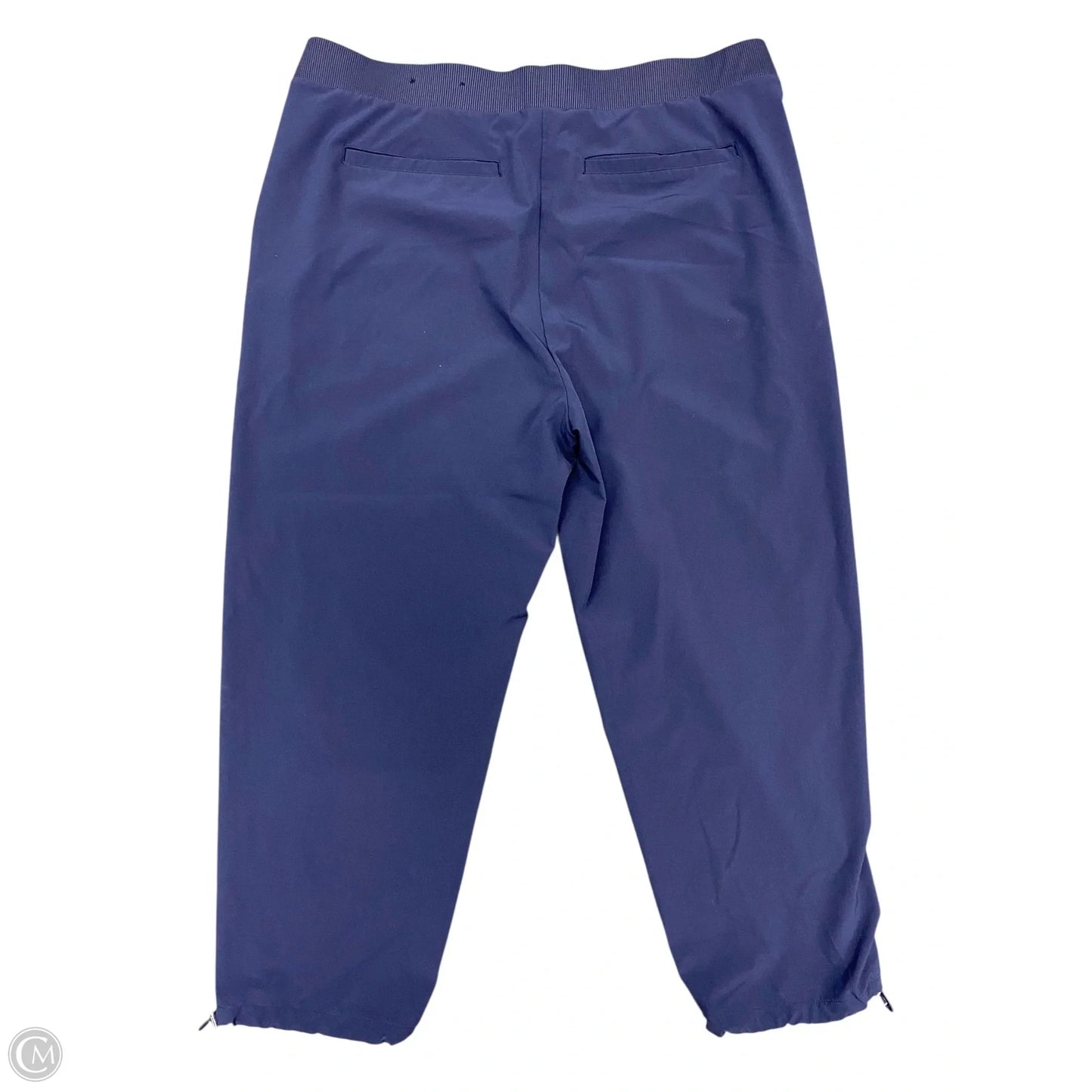 Athletic Pants By Chicos In Navy, Size: 14