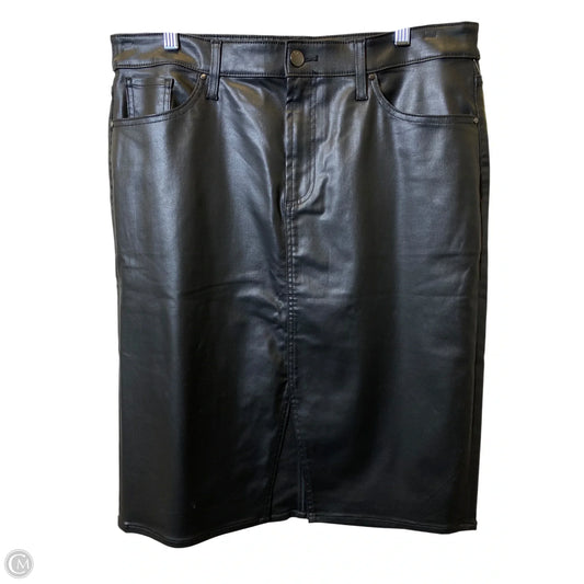 Skirt Midi By Chicos In Black, Size: 14