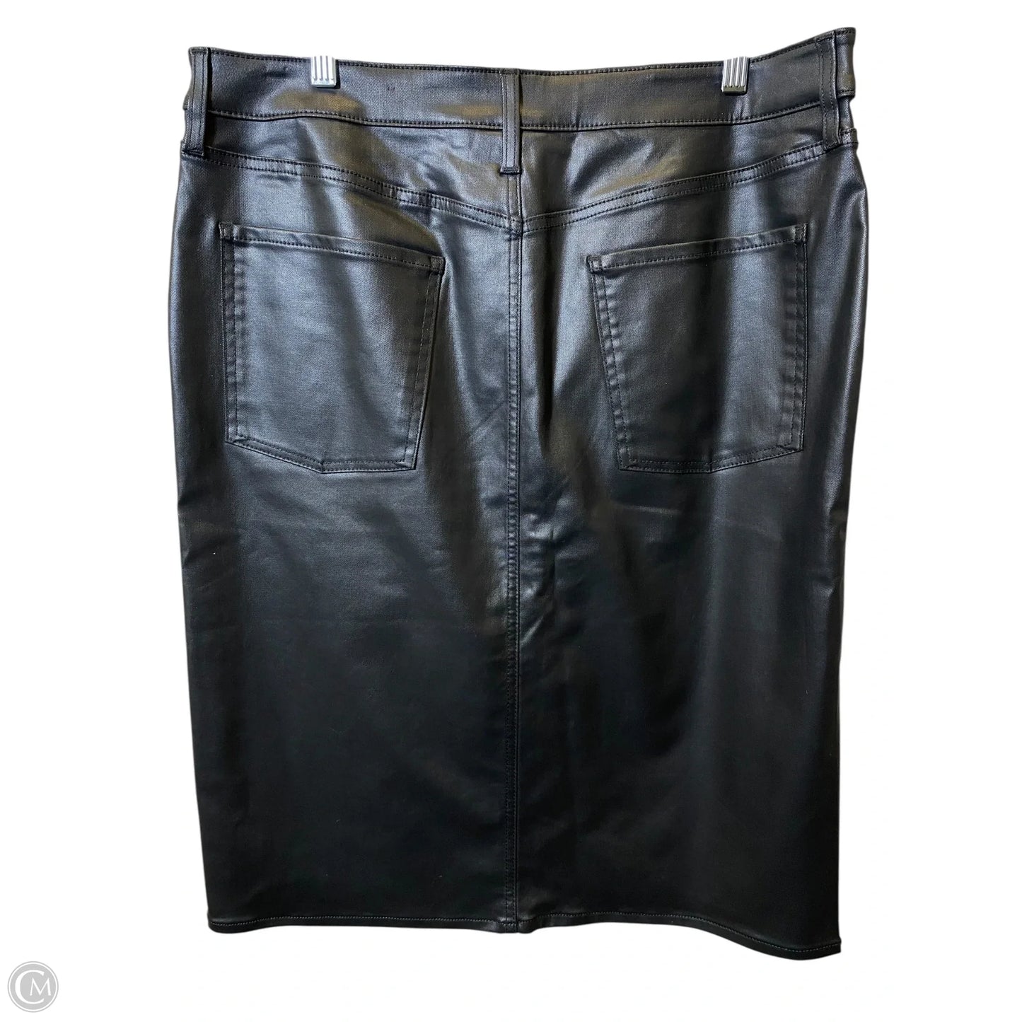 Skirt Midi By Chicos In Black, Size: 14