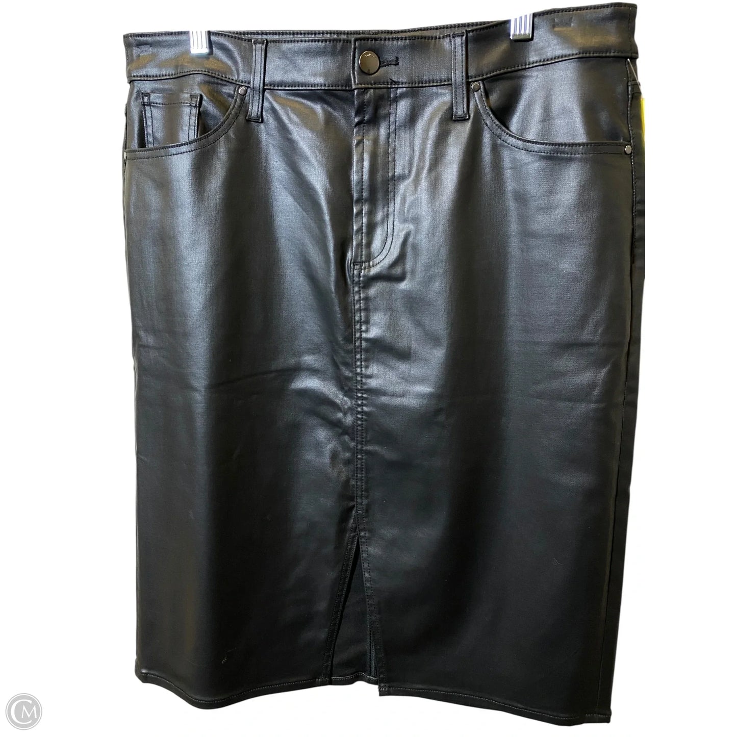 Skirt Midi By Chicos In Black, Size: 14