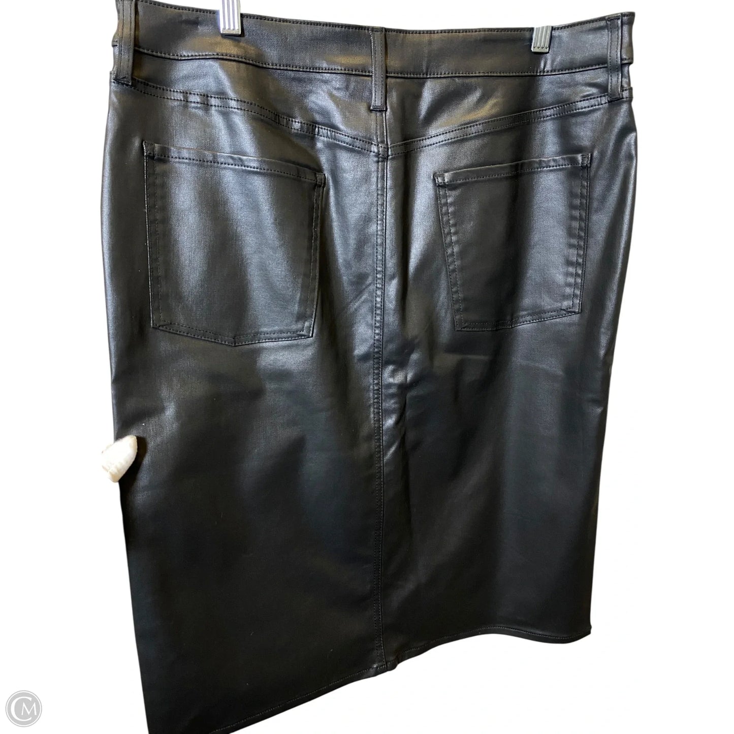 Skirt Midi By Chicos In Black, Size: 14