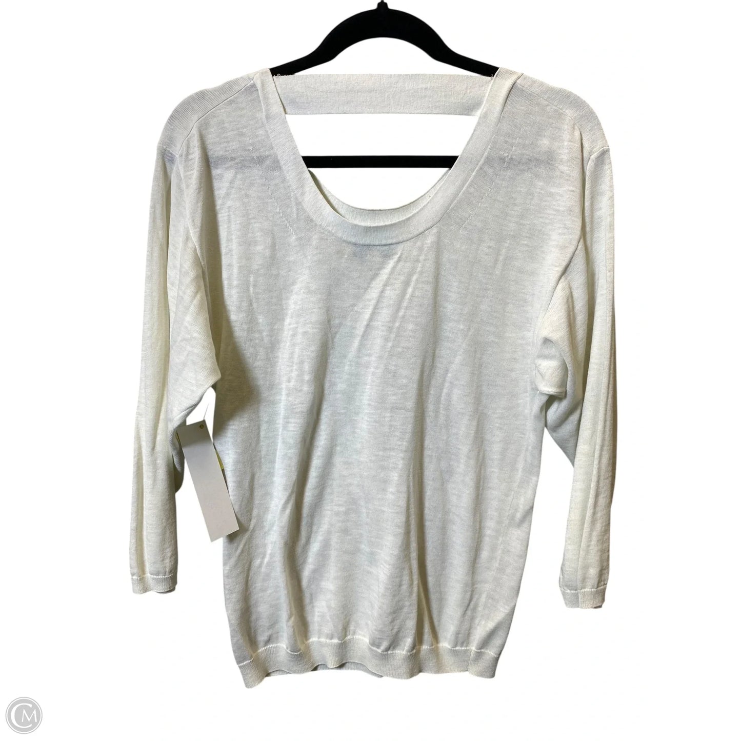 Sweater Luxury Designer By Burberry In Cream, Size: S