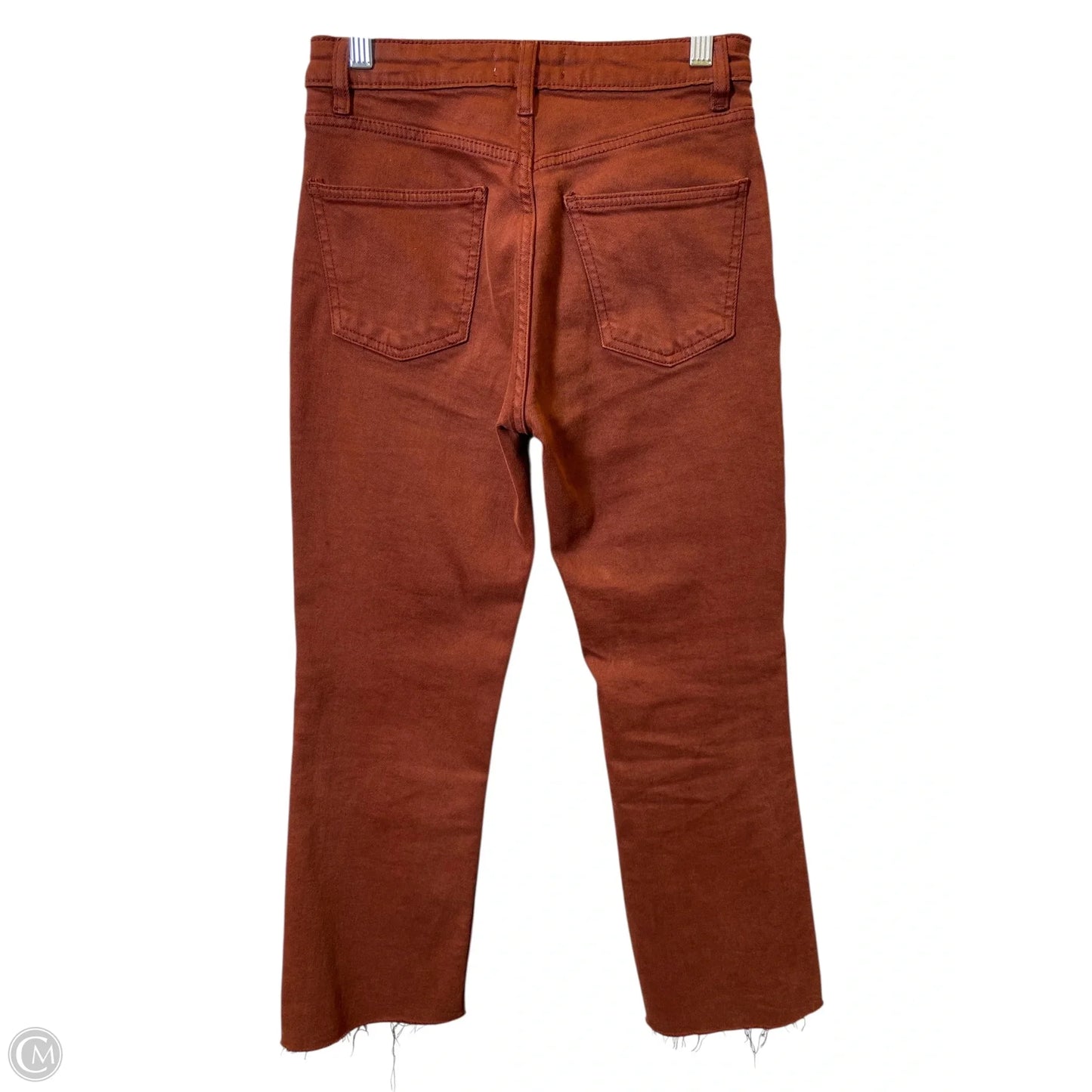 Jeans Straight By Zara In Brown, Size: 2