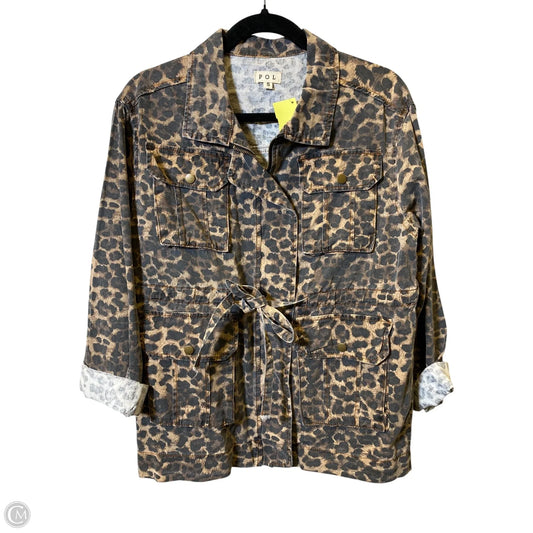 Jacket Other By Pol In Animal Print, Size: S