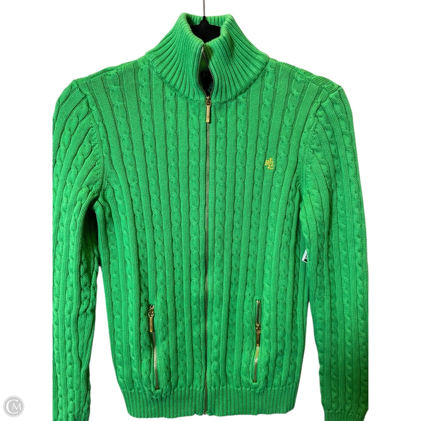 Sweater By Lauren By Ralph Lauren In Green, Size: S