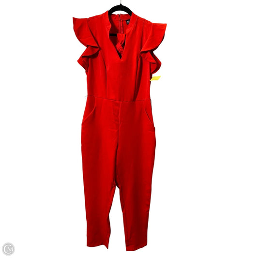 Jumpsuit By New York And Co In Red, Size: S