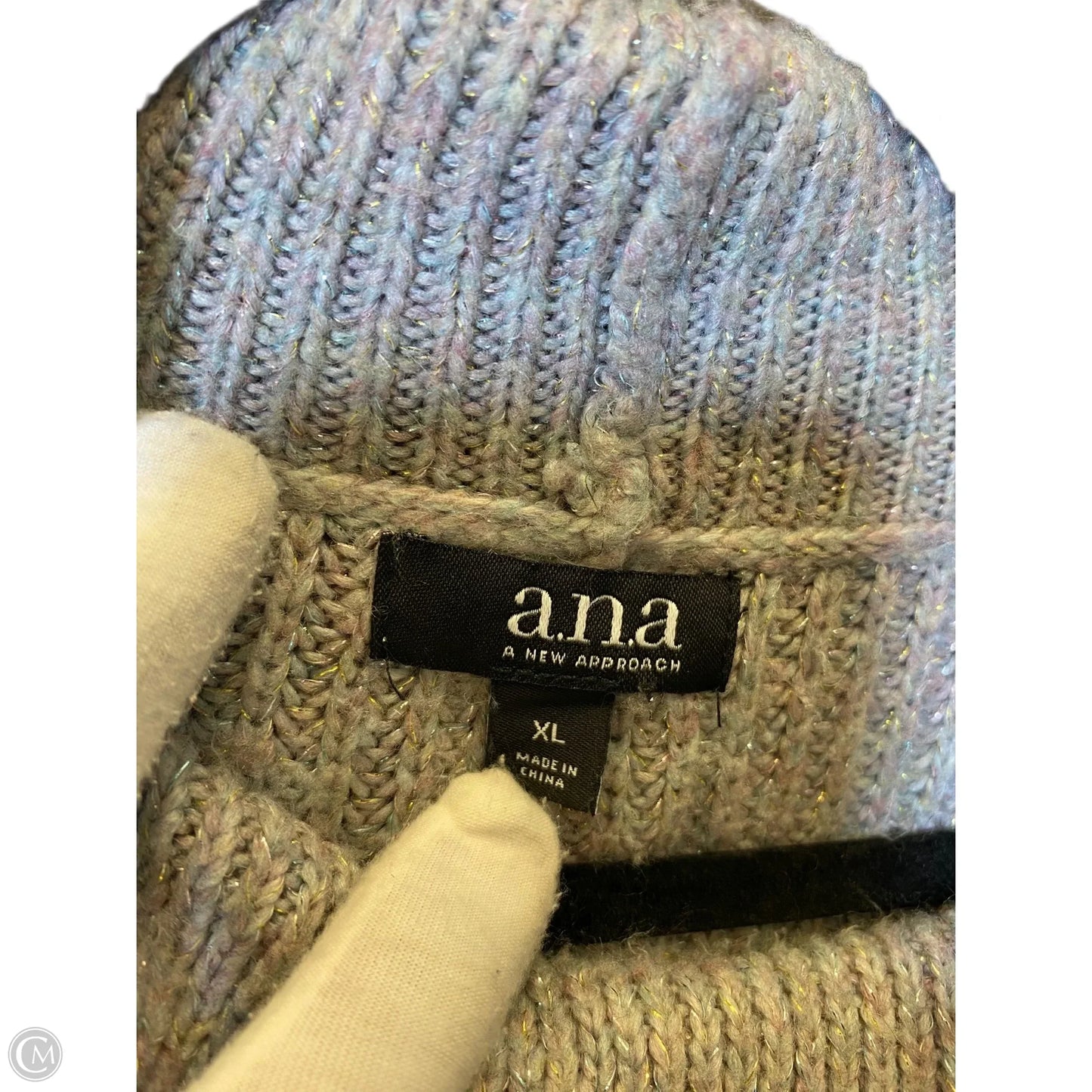 Sweater By Ana In Multi-colored, Size: Xl