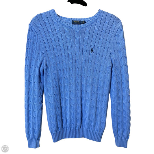 Sweater By Polo Ralph Lauren In Blue, Size: L