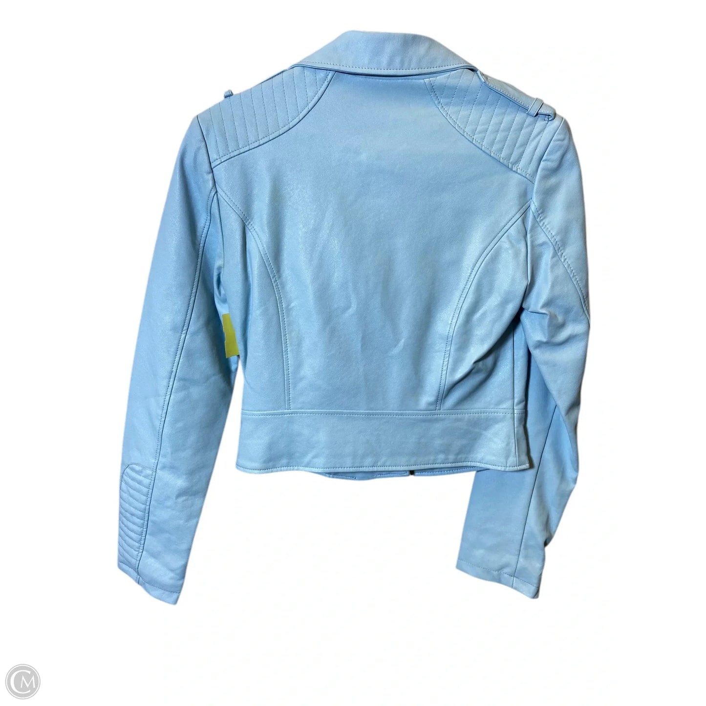 Jacket Moto By Forever 21 In Blue, Size: S