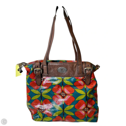 Handbag By Fossil, Size: Large