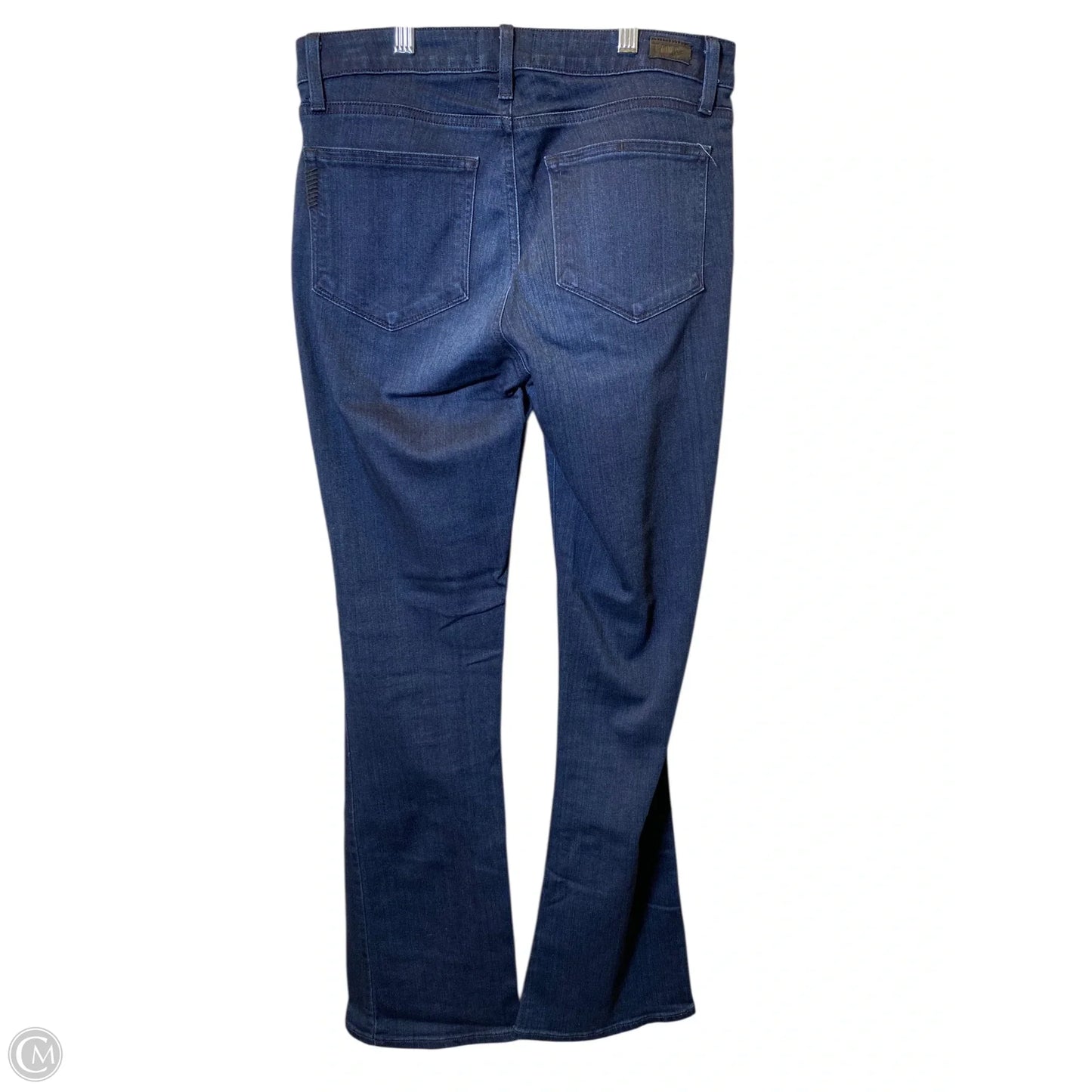 Jeans Flared By Paige In Blue Denim, Size: 8