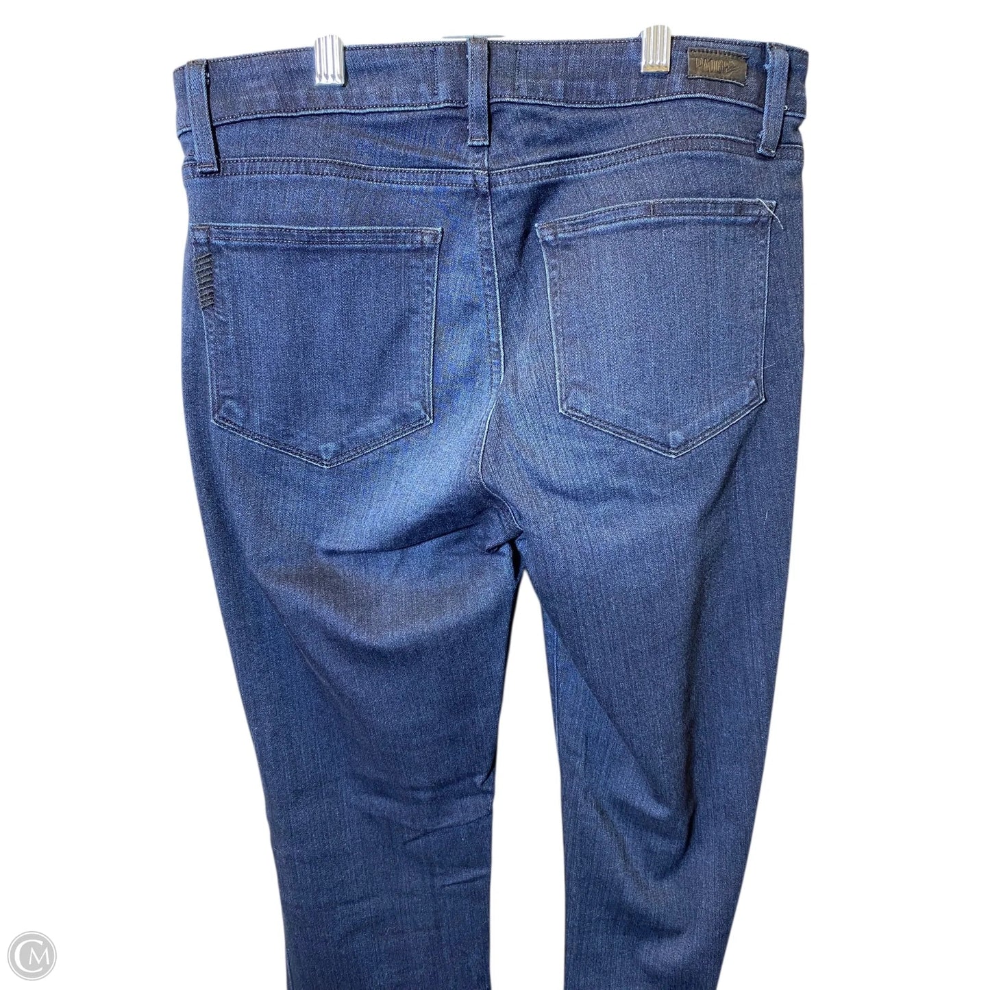 Jeans Flared By Paige In Blue Denim, Size: 8