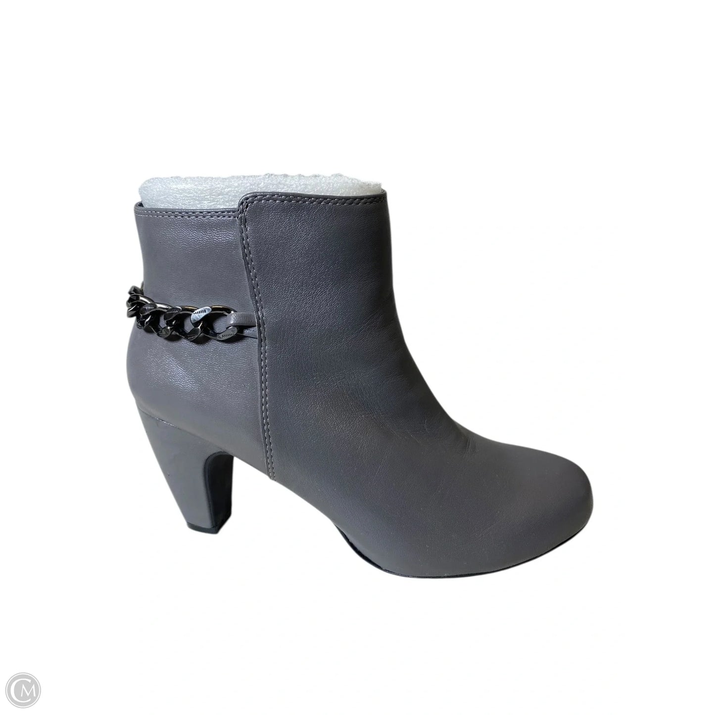 Boots Ankle Heels By Easy Spirit In Grey, Size: 5