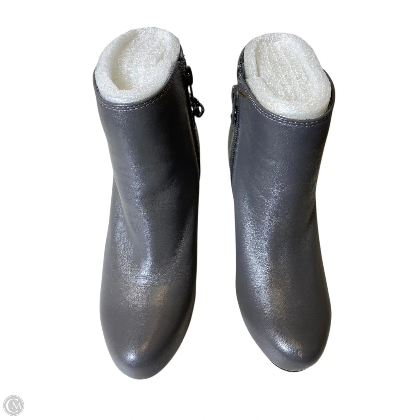 Boots Ankle Heels By Easy Spirit In Grey, Size: 5