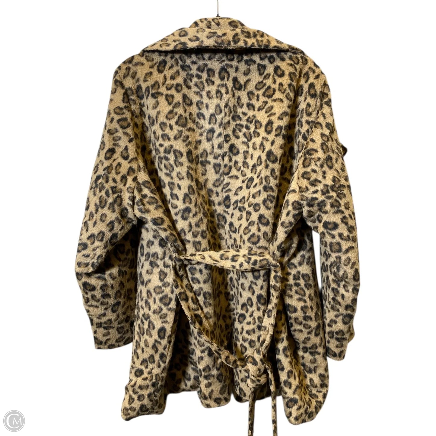Coat Wool By Mudpie In Animal Print, Size: Xl