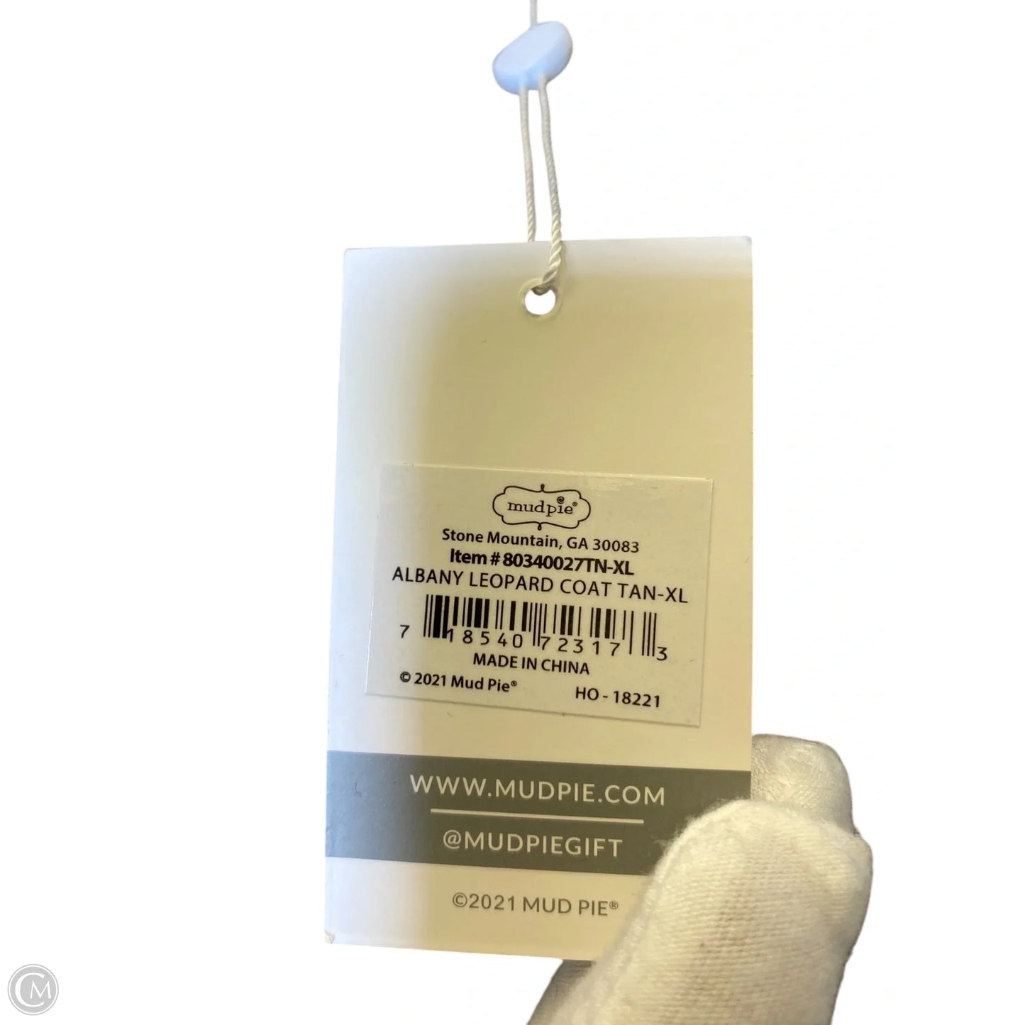 Coat Wool By Mudpie In Animal Print, Size: Xl