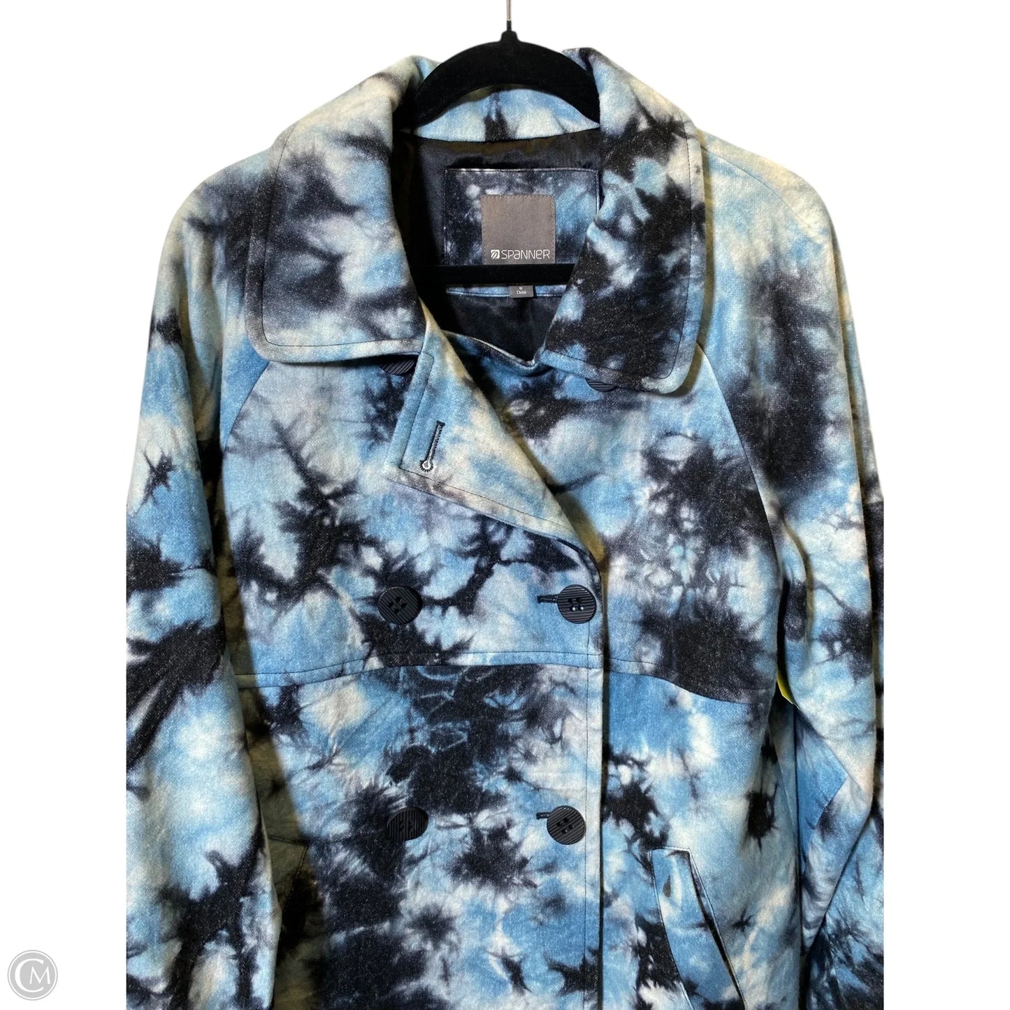 Coat Peacoat By Clothes Mentor In Multi-colored, Size: 12