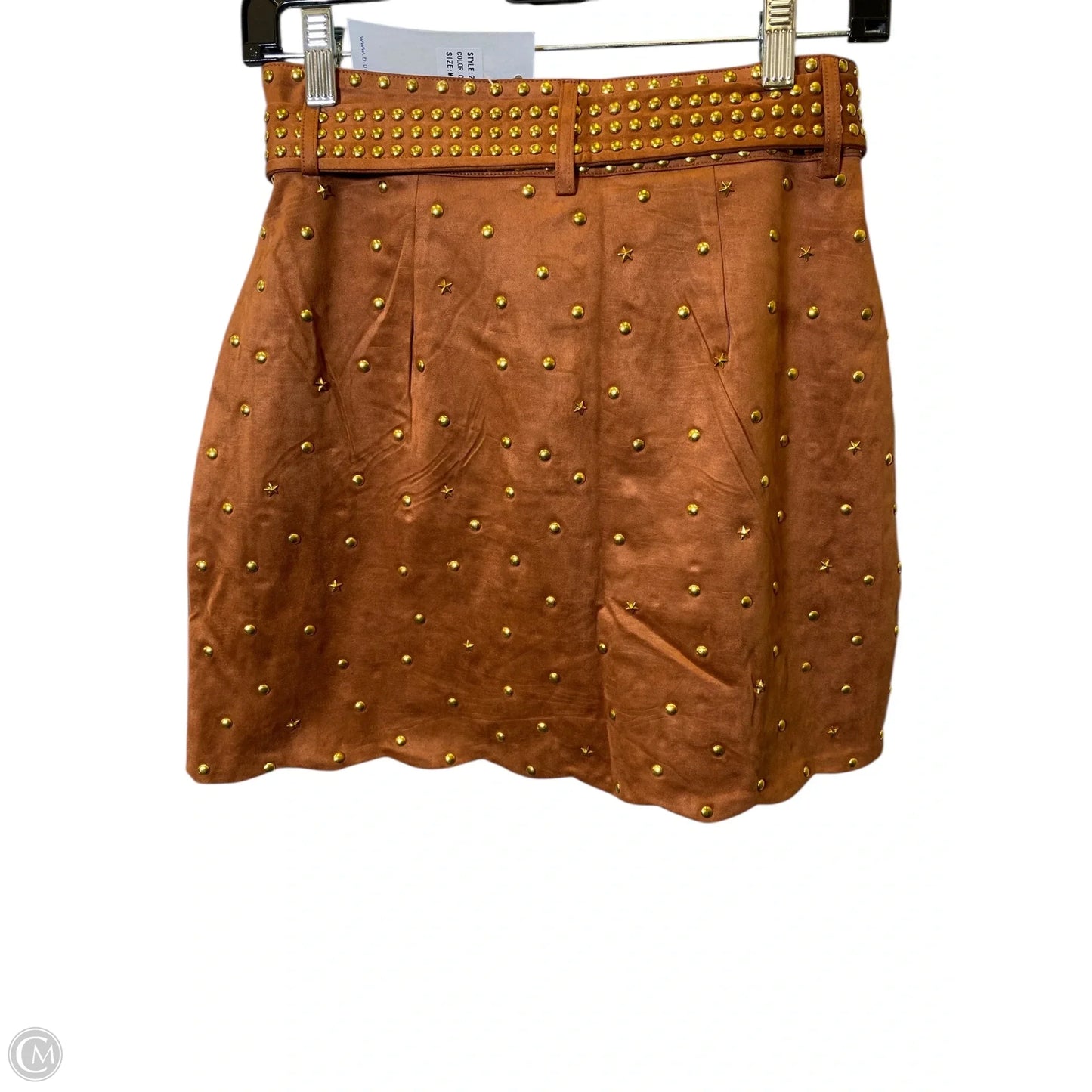 Skirt Mini & Short By Clothes Mentor In Camel, Size: M