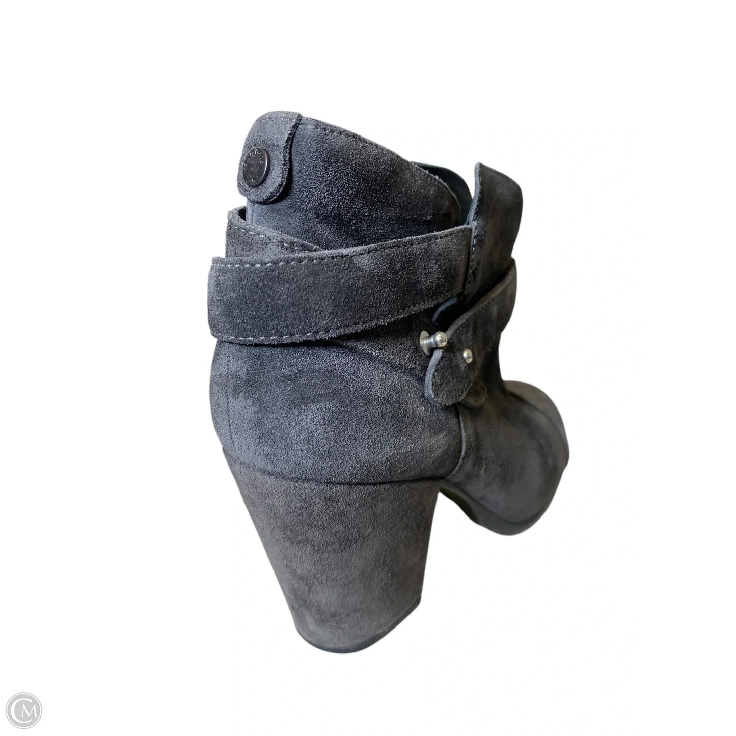 Boots Ankle Heels By Rag And Bone In Grey, Size: 8