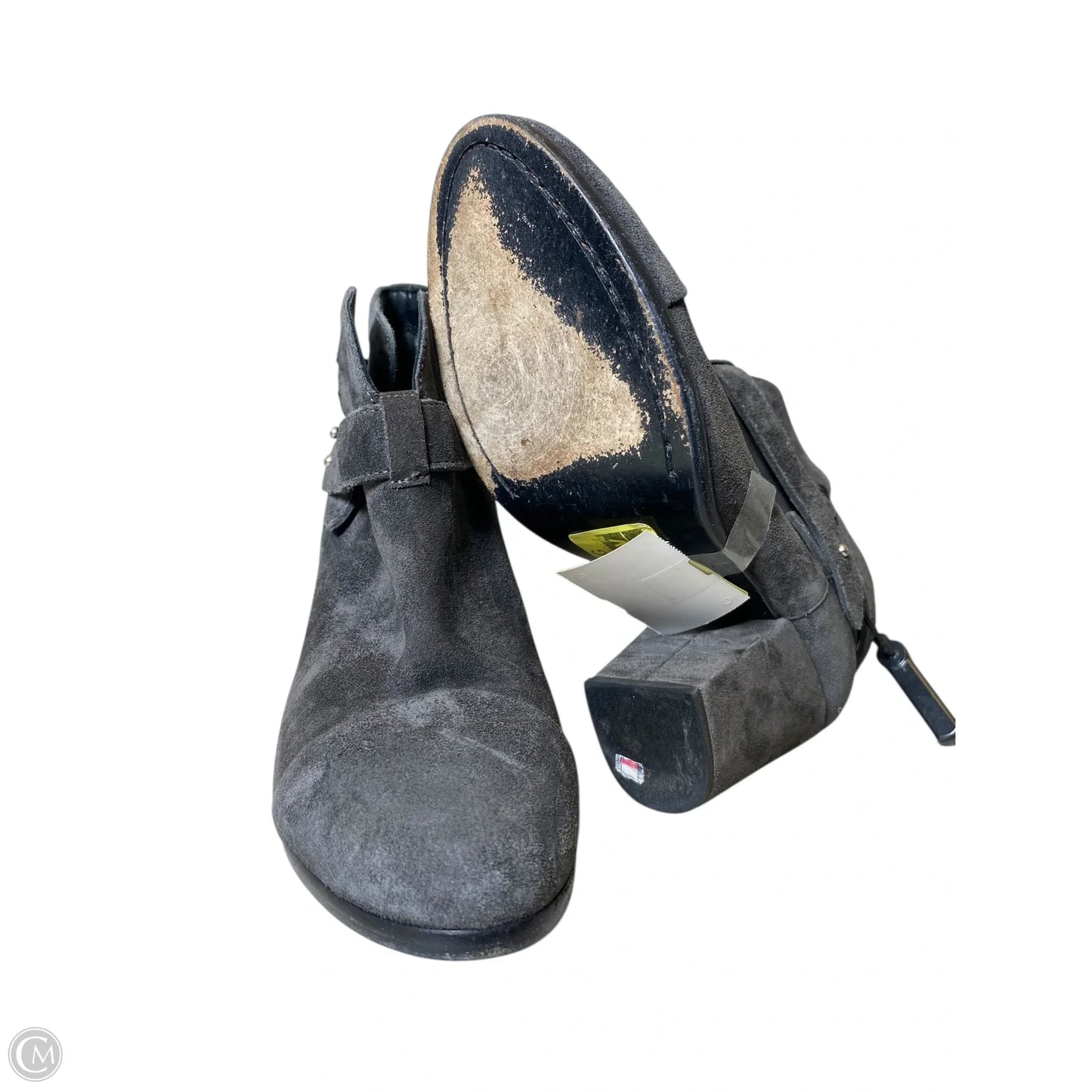 Boots Ankle Heels By Rag And Bone In Grey, Size: 8