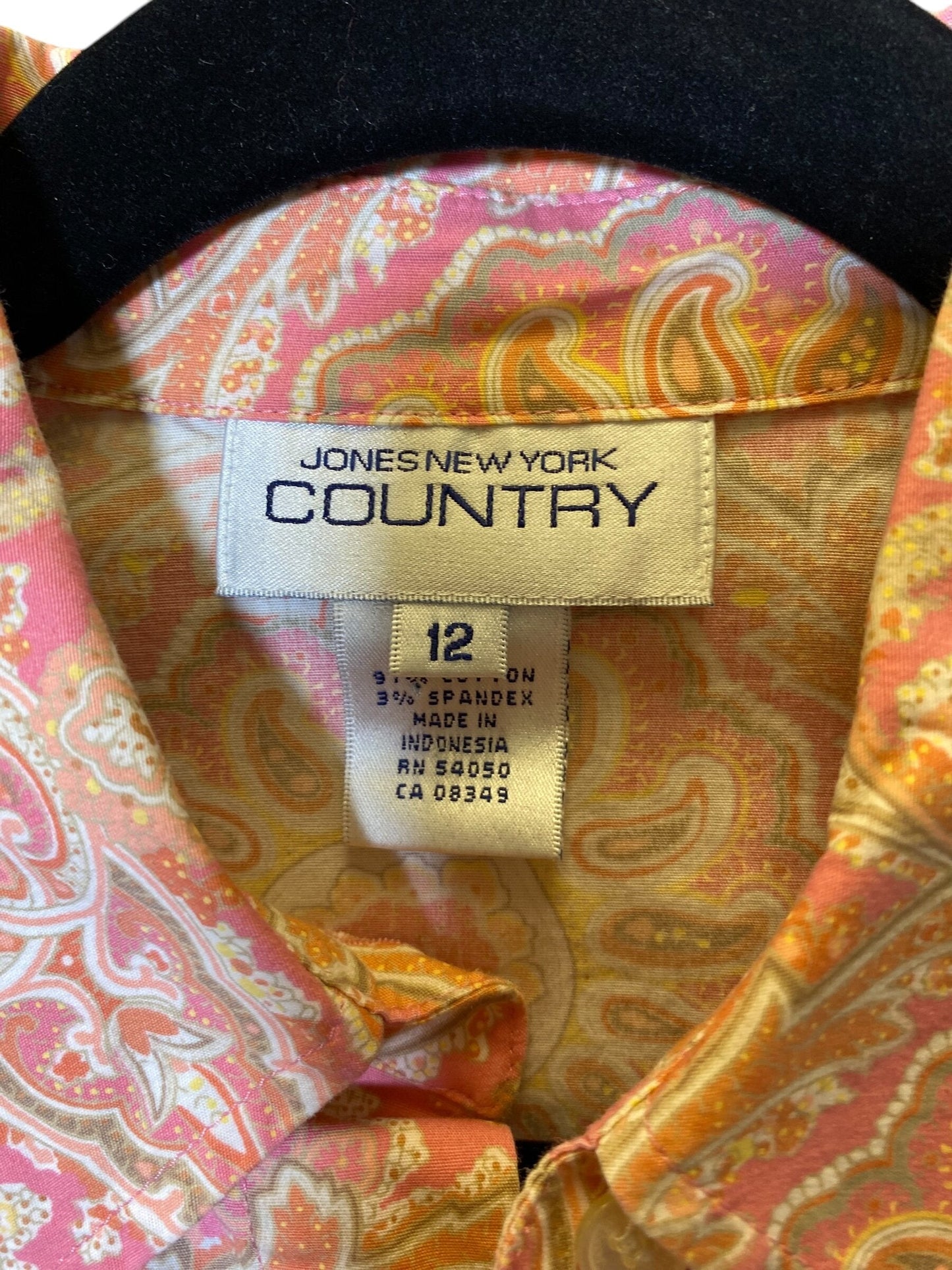 Top Long Sleeve By Jones And Co  Size: L