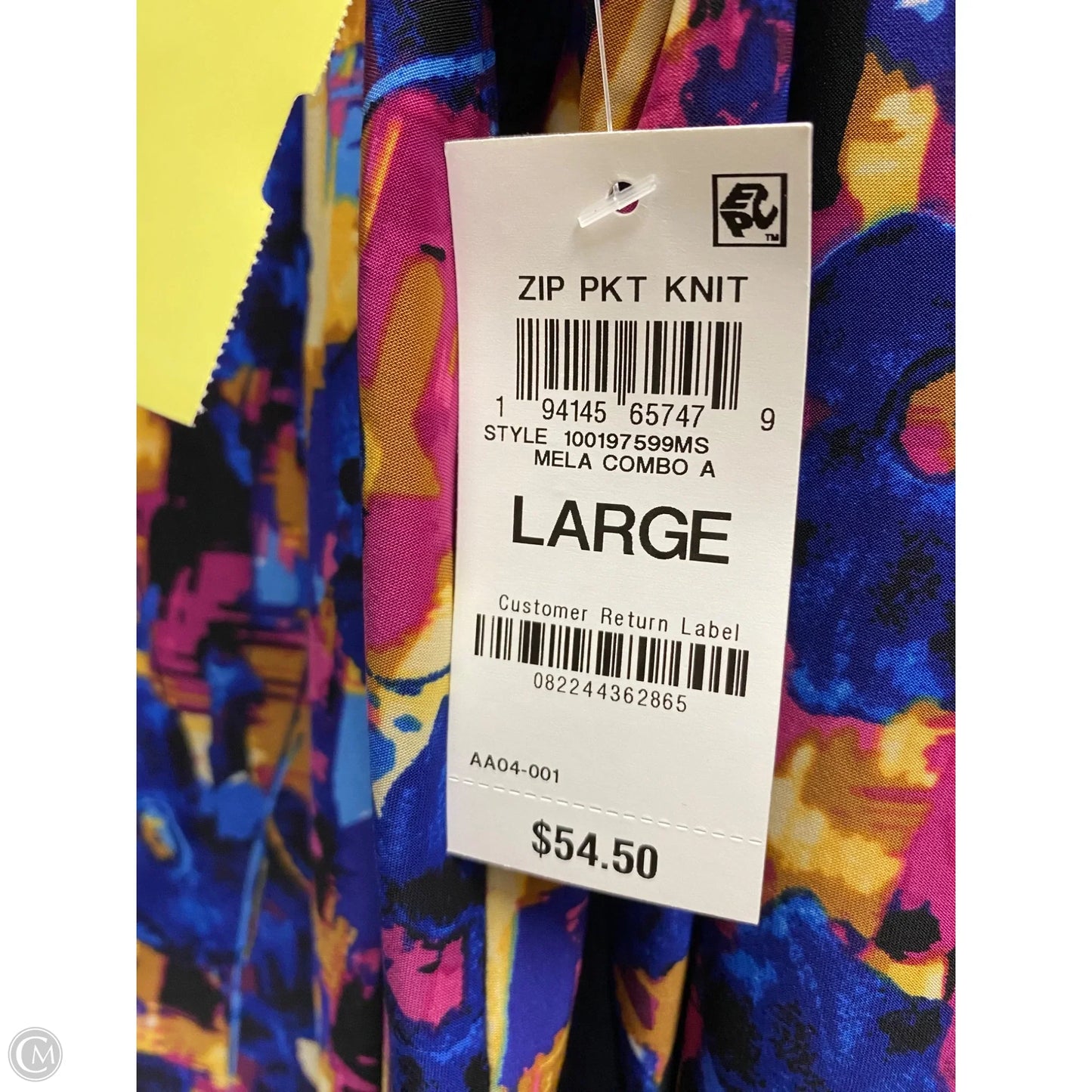 Blouse Long Sleeve By Inc In Multi-colored, Size: L