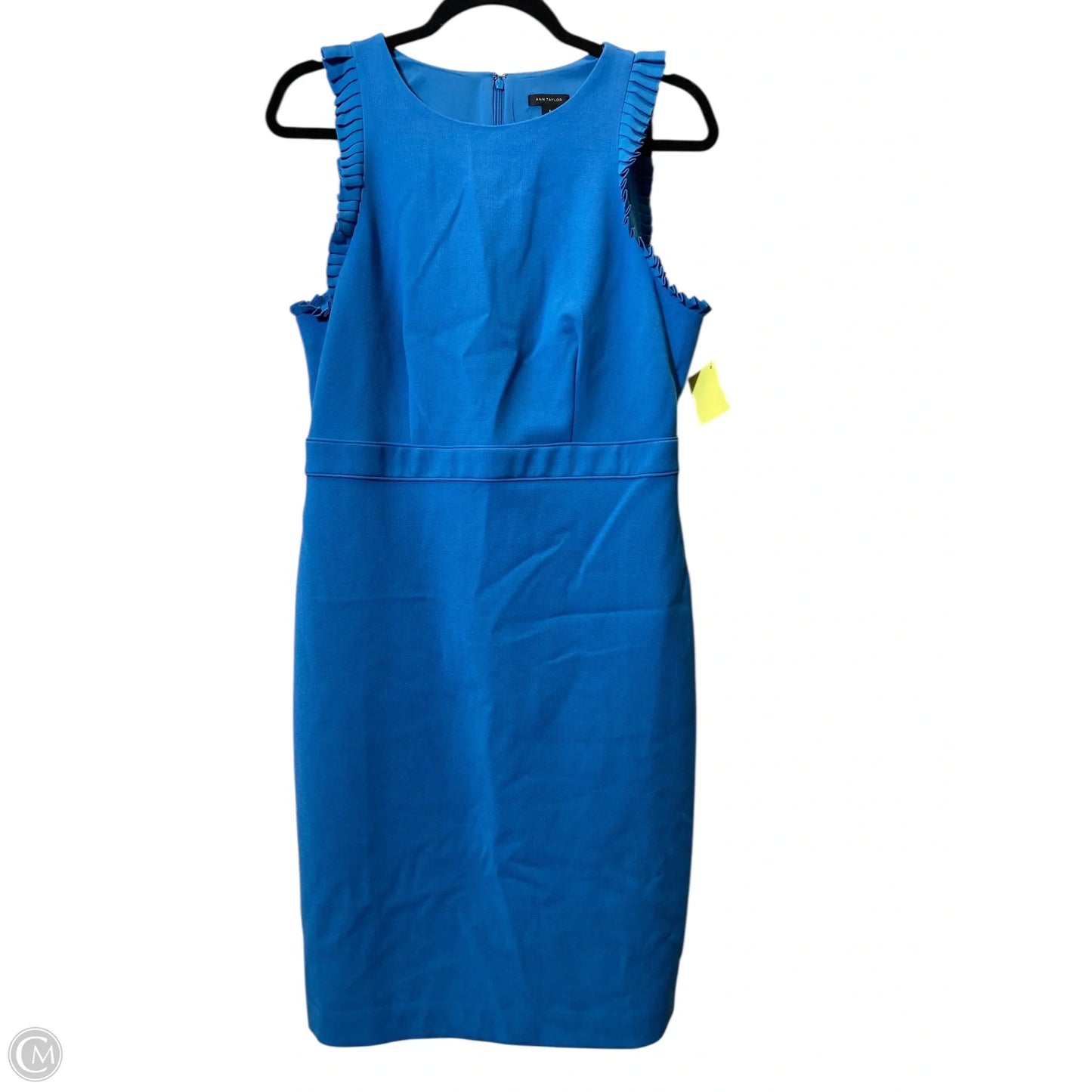 Dress Casual Midi By Ann Taylor In Blue, Size: 8
