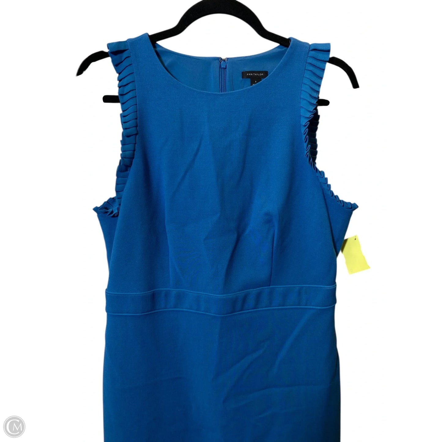 Dress Casual Midi By Ann Taylor In Blue, Size: 8