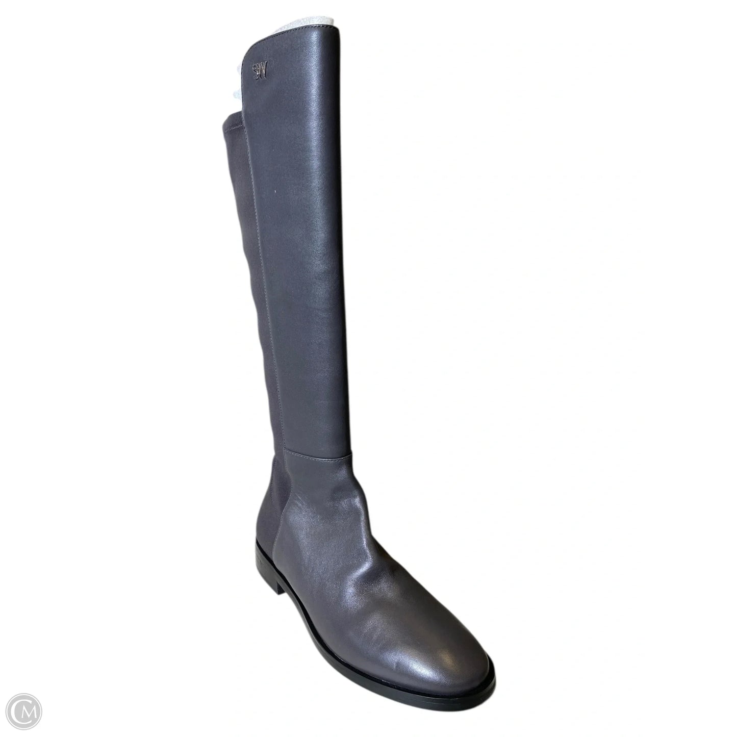 Boots Designer By Stuart Weitzman In Grey, Size: 8.5