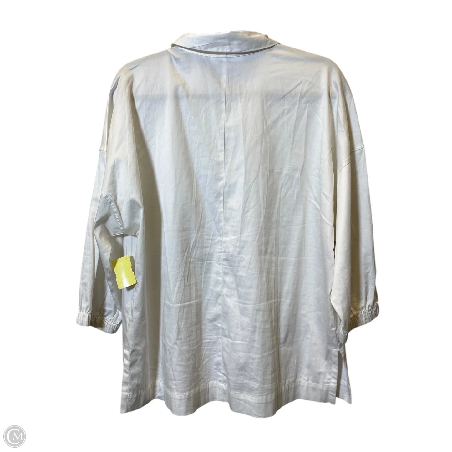 Top 3/4 Sleeve By Michael By Michael Kors In White, Size: L