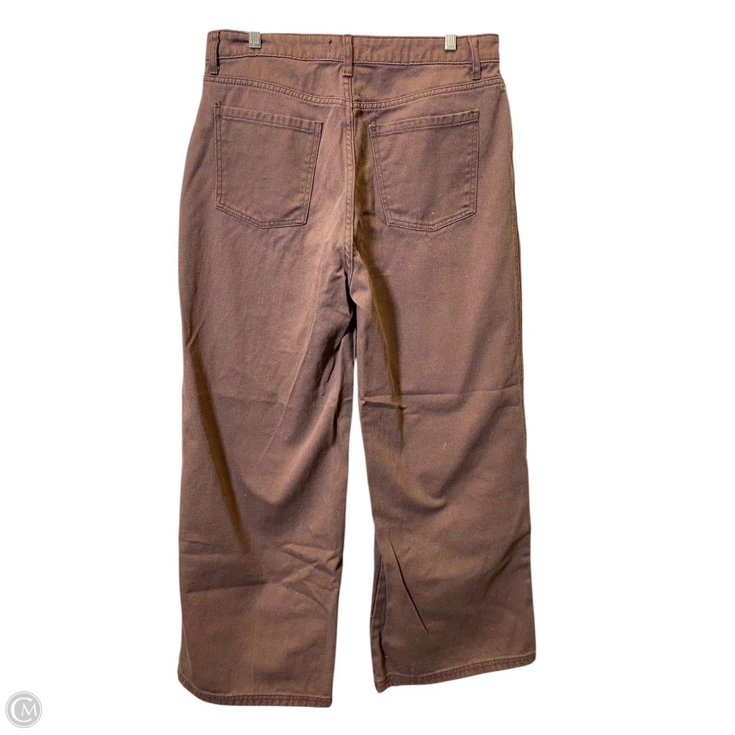 Jeans Wide Leg By Clothes Mentor In Brown, Size: 12