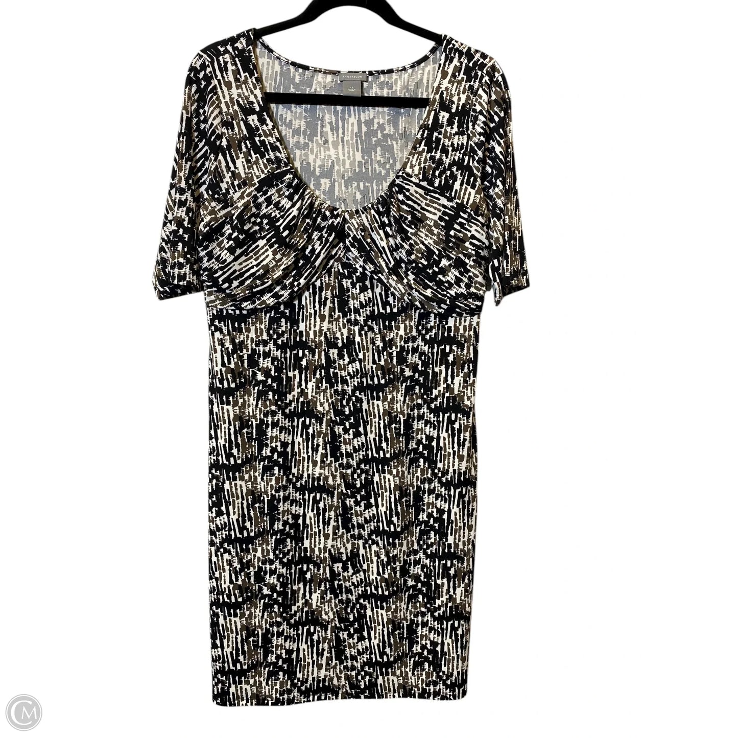 Dress Casual Midi By Ann Taylor In Multi-colored, Size: 12