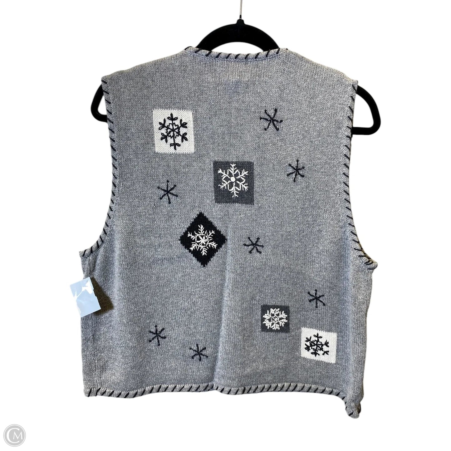 Vest Sweater By Christopher And Banks In Multi-colored, Size: Xl