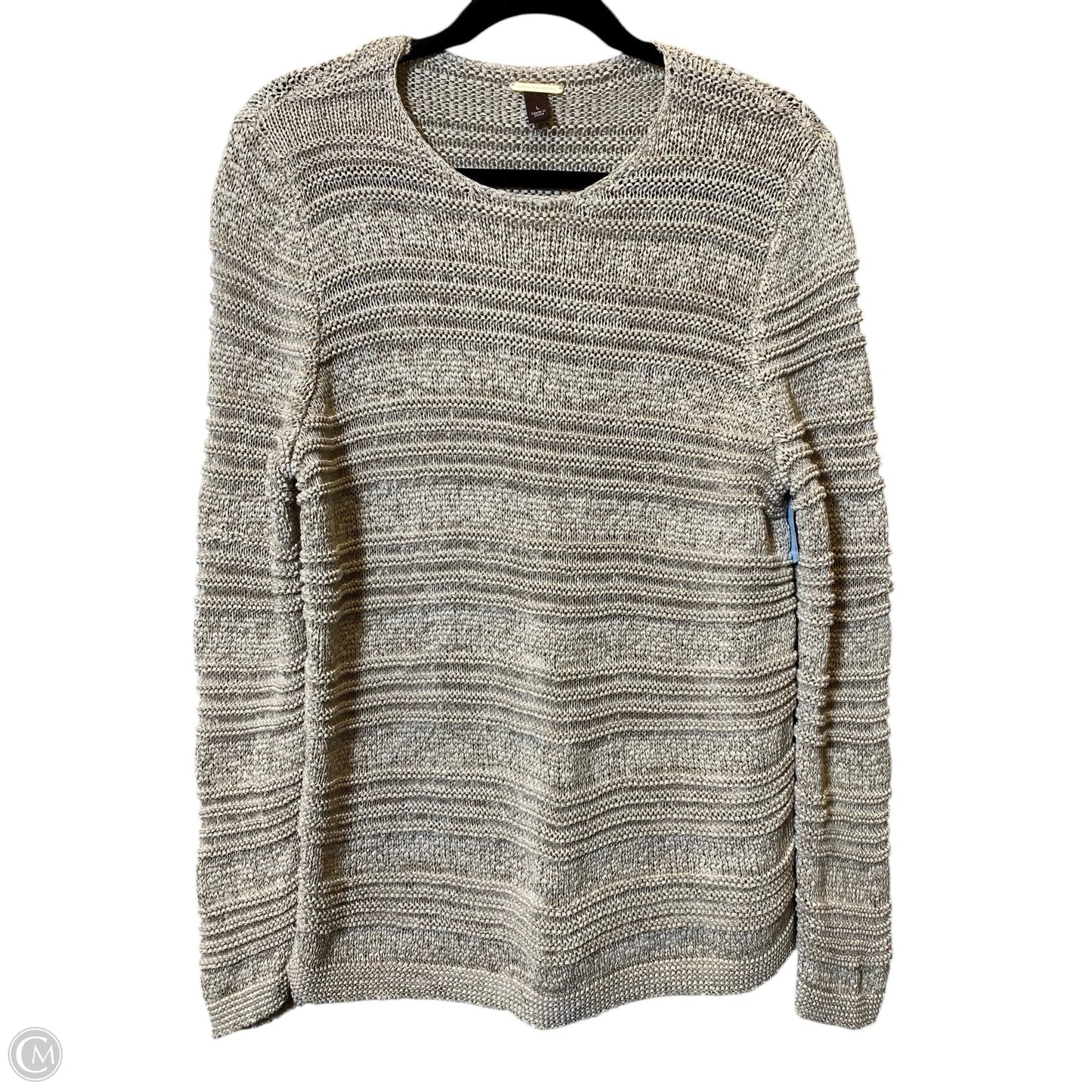 Sweater By Dana Buchman In Beige, Size: L