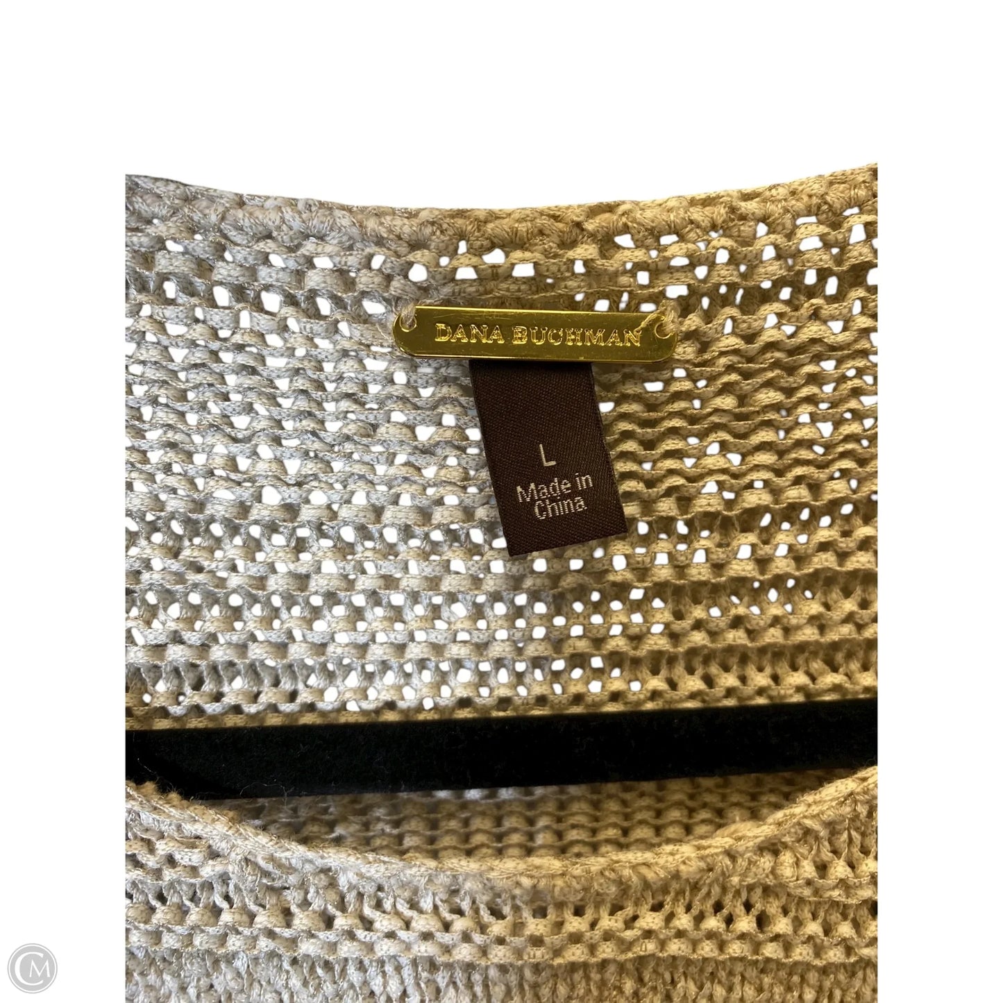 Sweater By Dana Buchman In Beige, Size: L