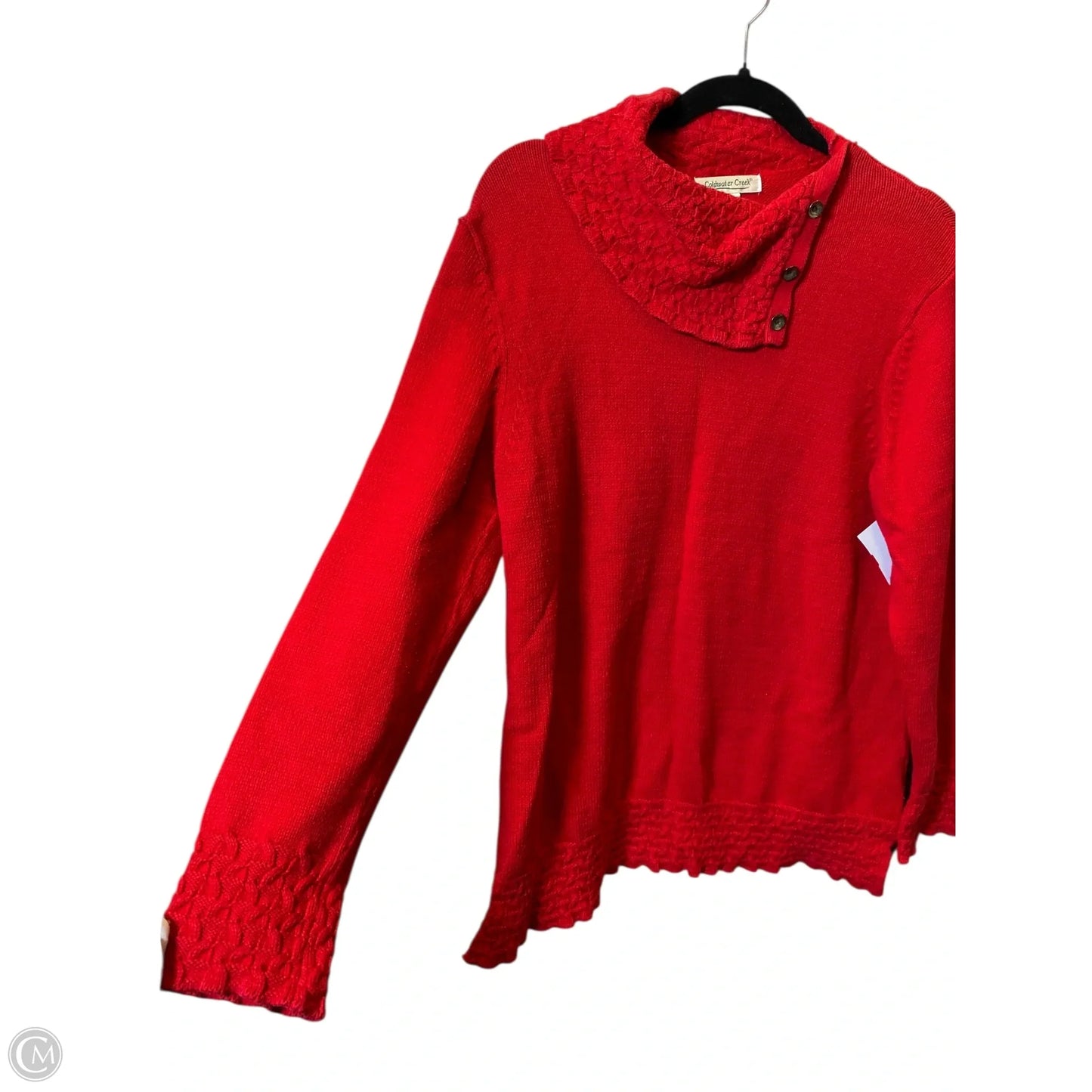 Sweater By Coldwater Creek In Red, Size: L