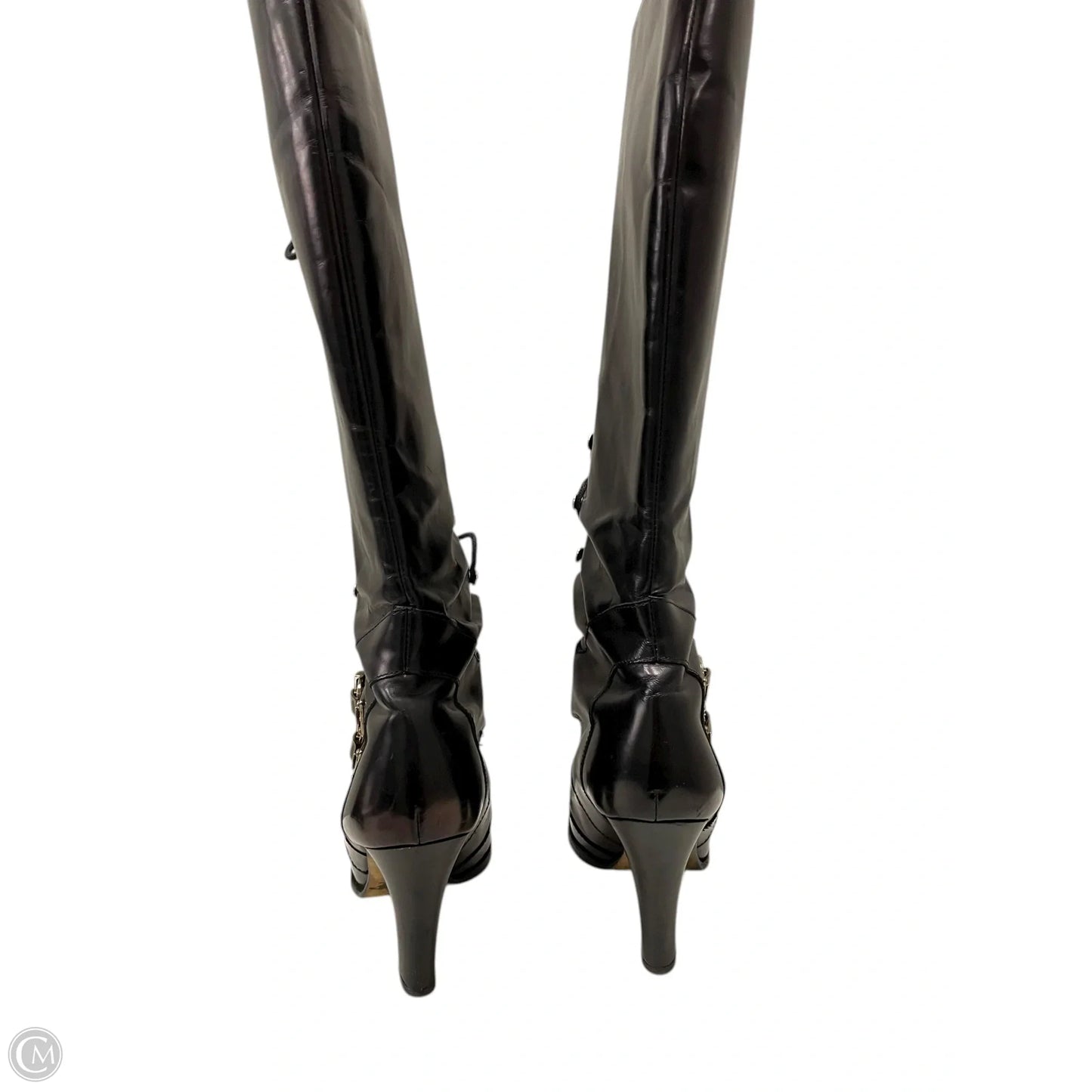 Boots Designer By Michael Kors In Black, Size: 8