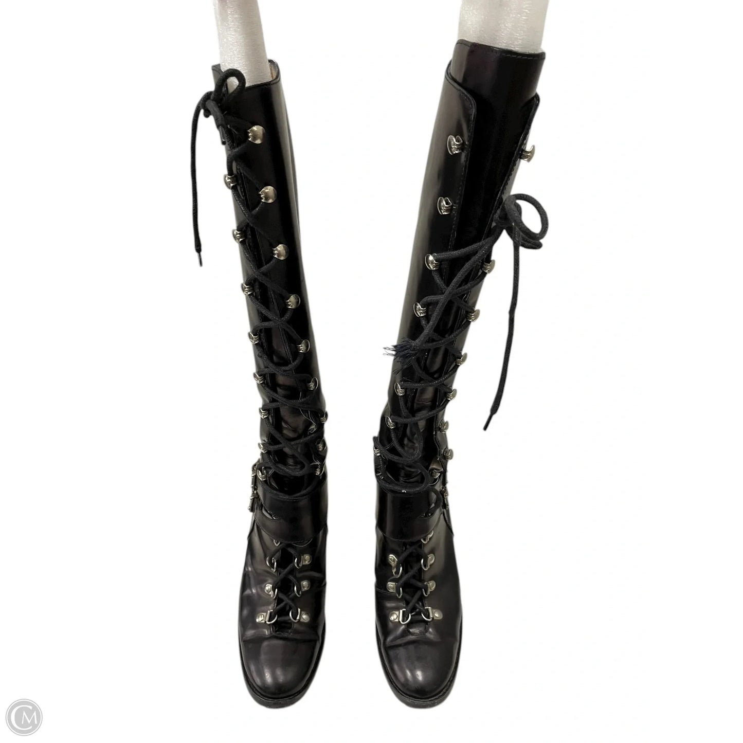 Boots Designer By Michael Kors In Black, Size: 8