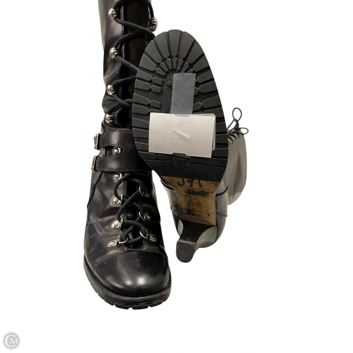 Boots Designer By Michael Kors In Black, Size: 8