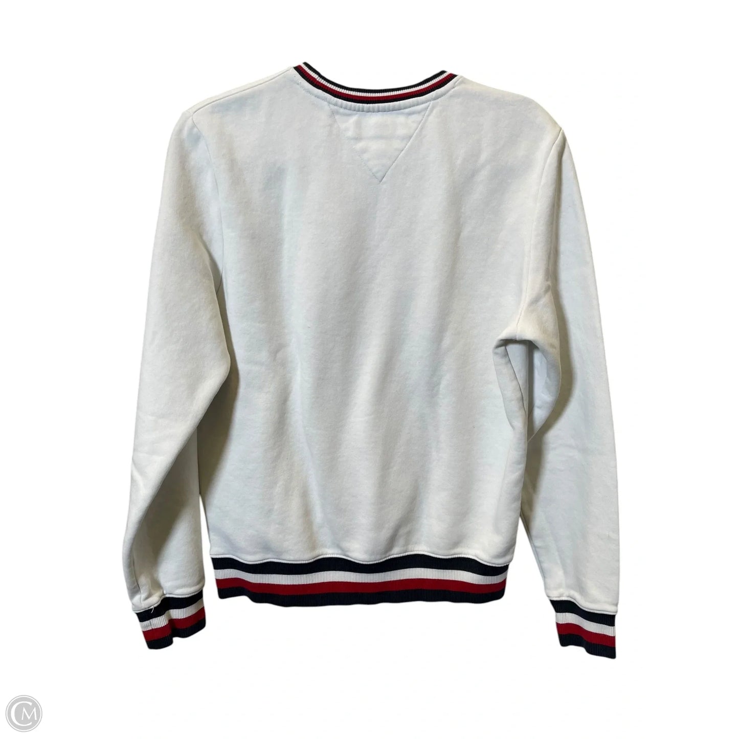 Sweatshirt Crewneck By Tommy Hilfiger In White, Size: S