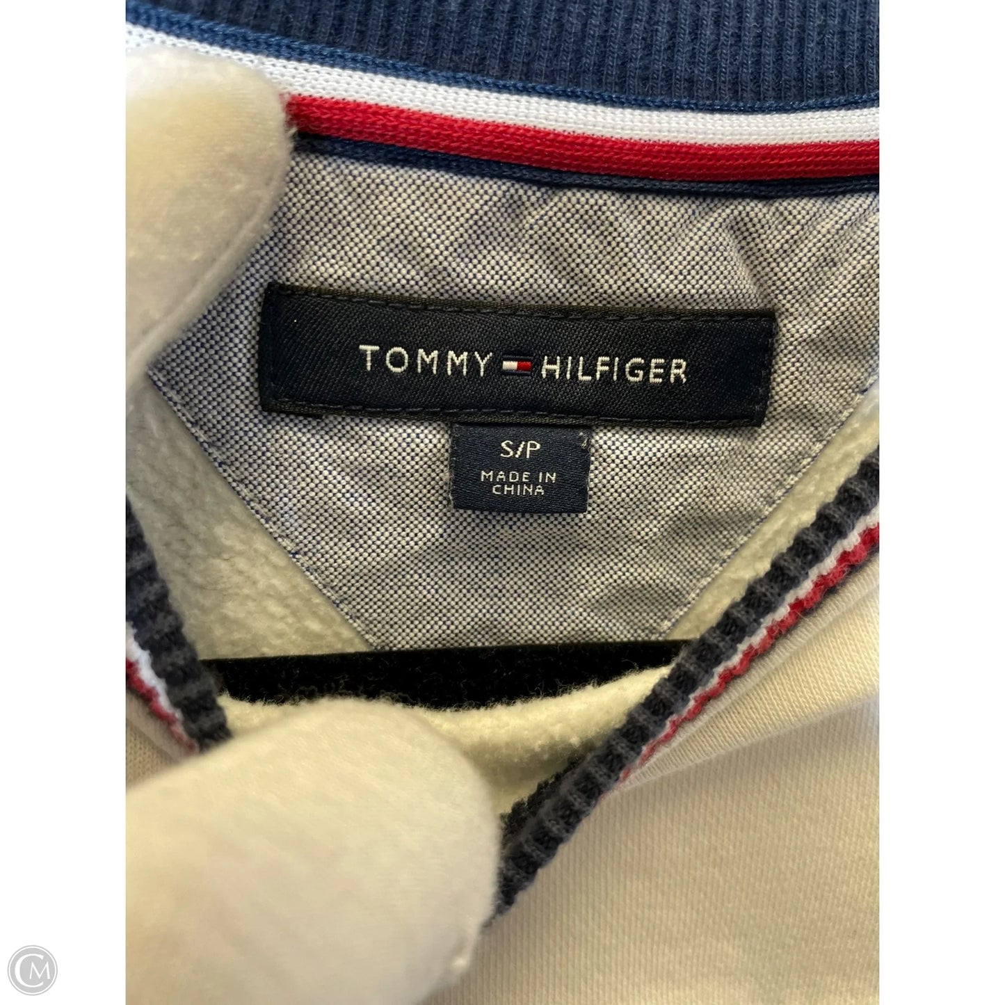 Sweatshirt Crewneck By Tommy Hilfiger In White, Size: S