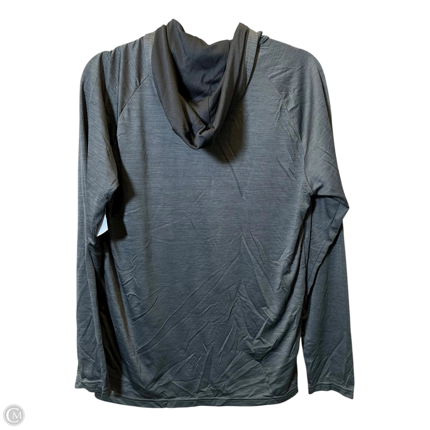 Athletic Sweatshirt Hoodie By Under Armour In Grey, Size: M